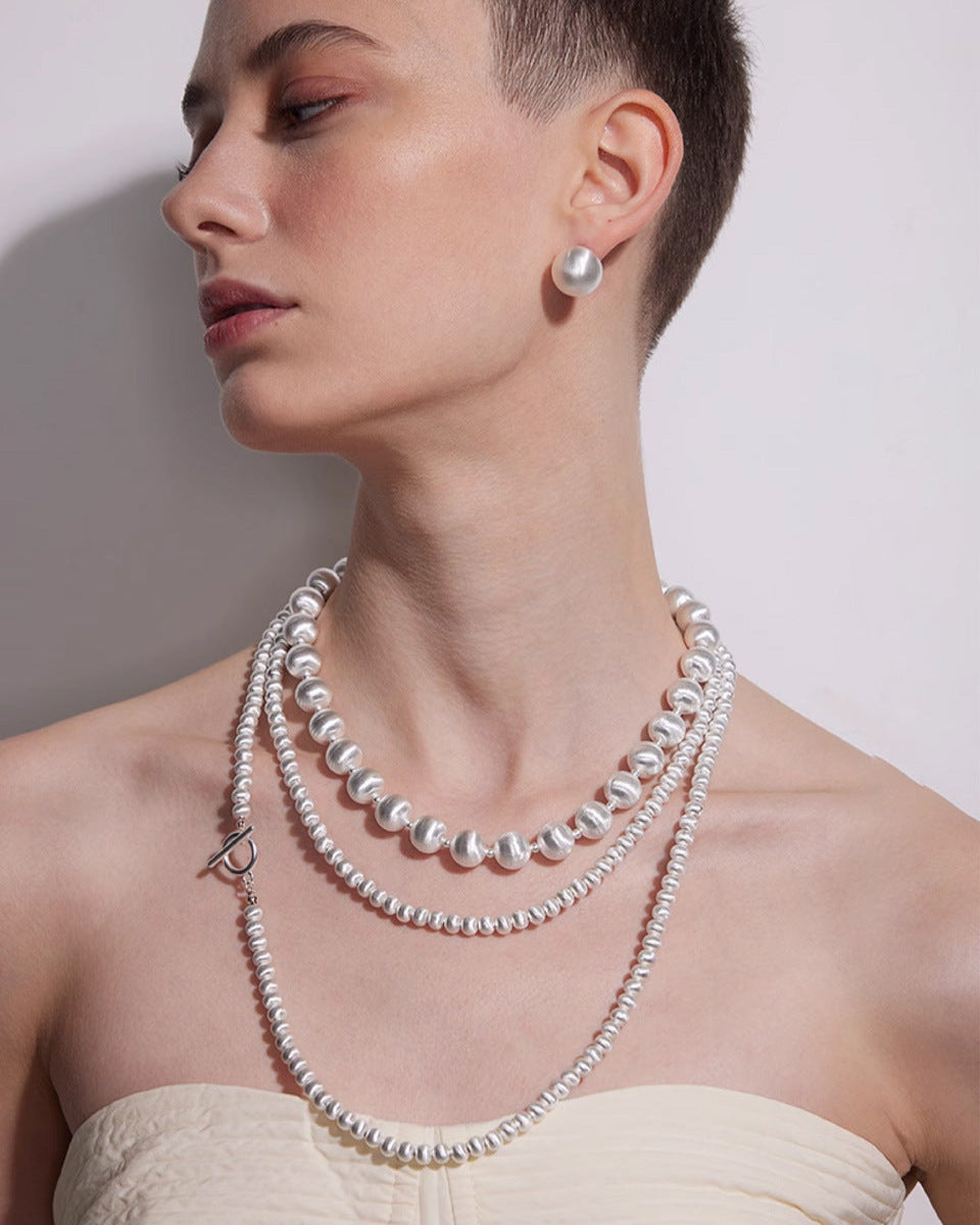 Duo Silk Pearl Necklace