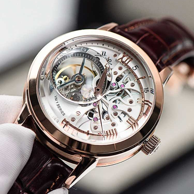 OBLVLO  | Fully Automatic Skeleton Mechanical Watch