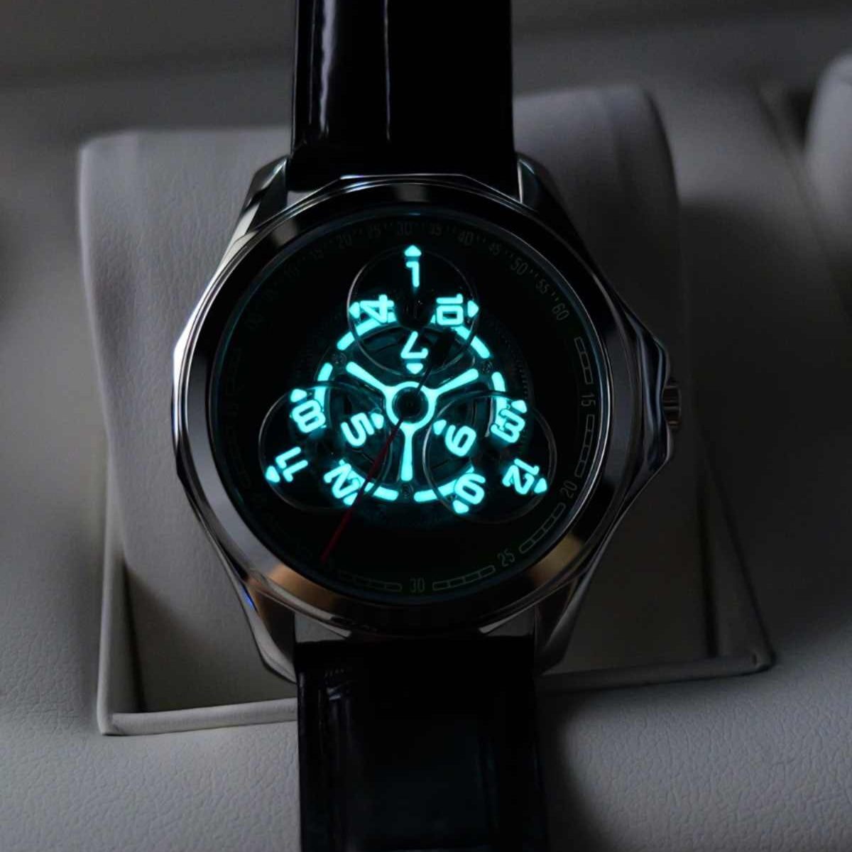 OBLVLO  | Rotary Star Wheel Fully Automatic Mechanical Watch