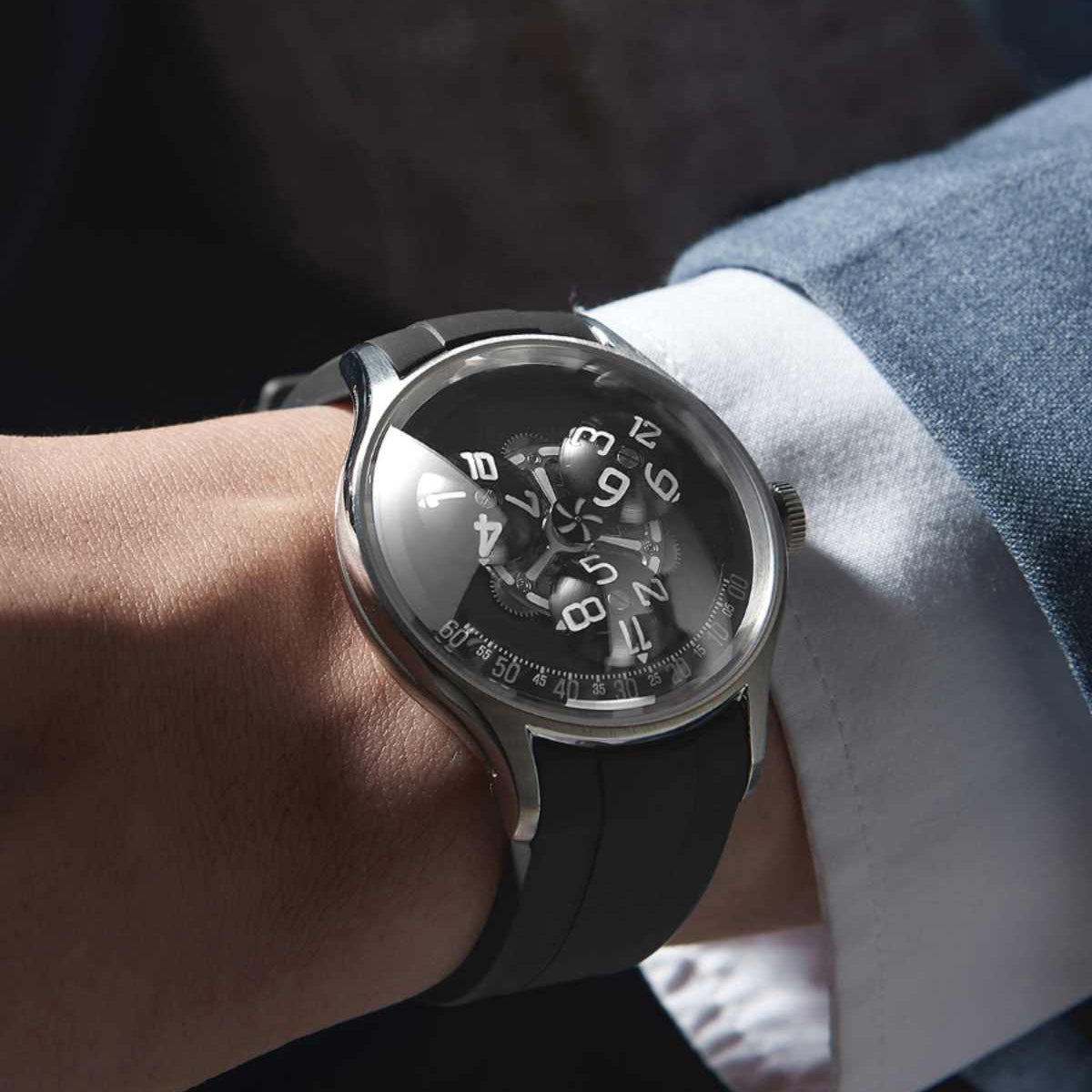 OBLVLO | Creative Spherical Hand Watch for Men