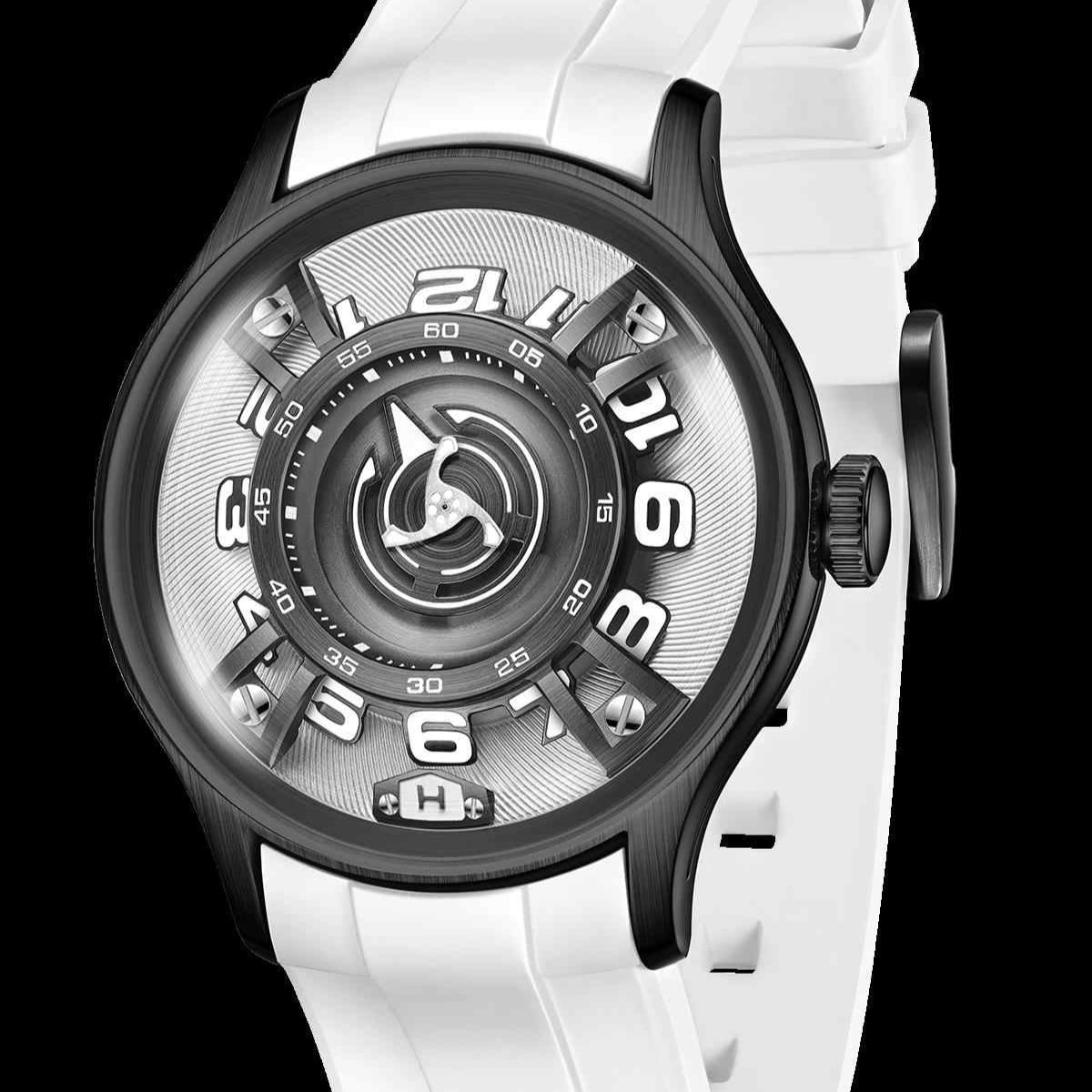 OBLVLO | Curvature Engine Starcraft Rotor Mechanical Watch for Men