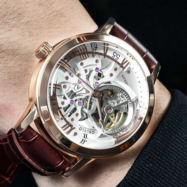 OBLVLO  | Fully Automatic Skeleton Mechanical Watch