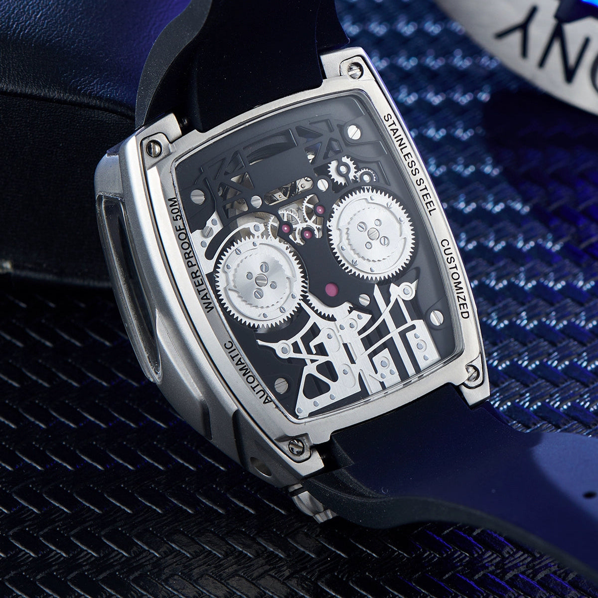 OBLVLO | W16 Bugatti Engine Watch for Men