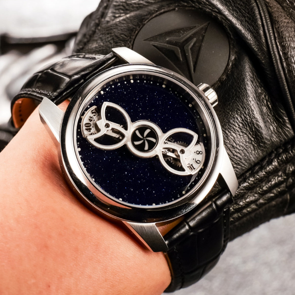 OBLVLO | Rotor star wheel mechanical watch