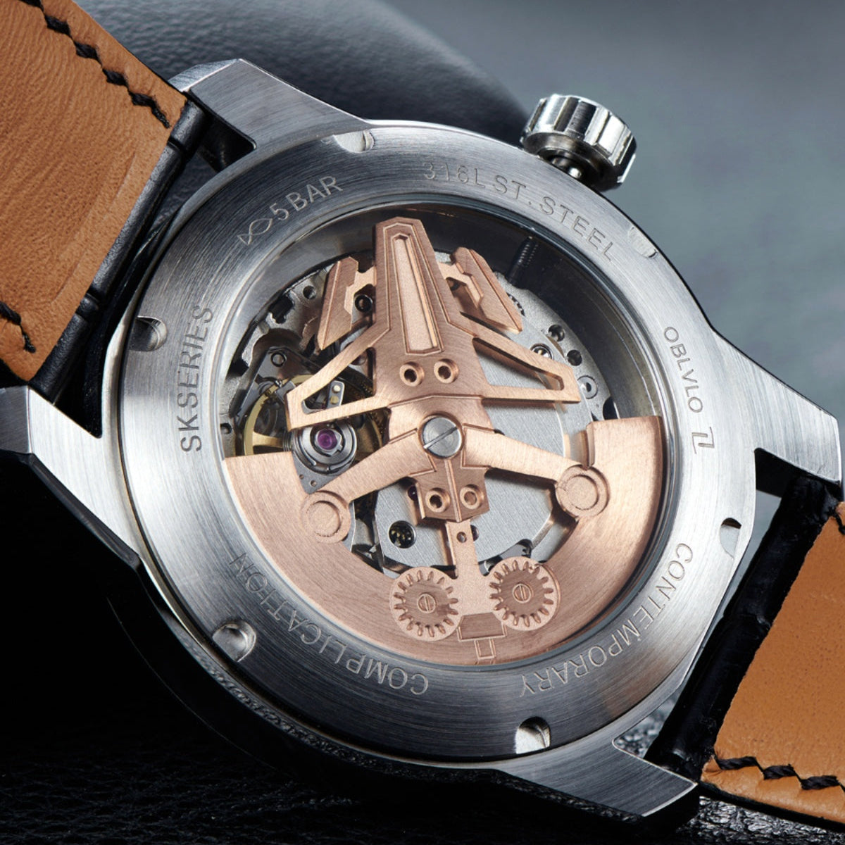 OBLVLO | Fighter fashion mechanical watch