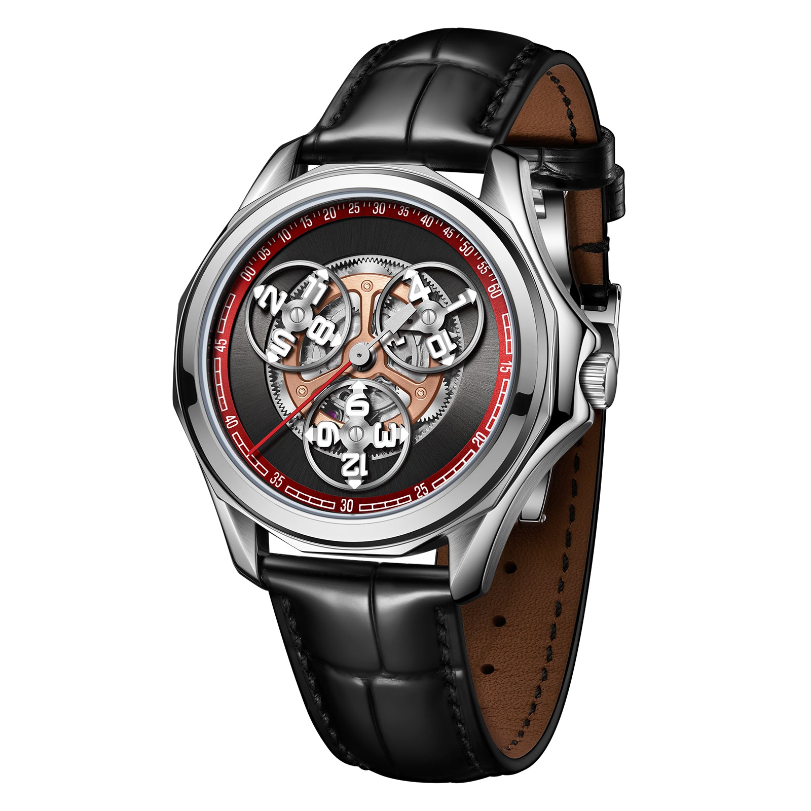 OBLVLO  | Rotary Star Wheel Fully Automatic Mechanical Watch