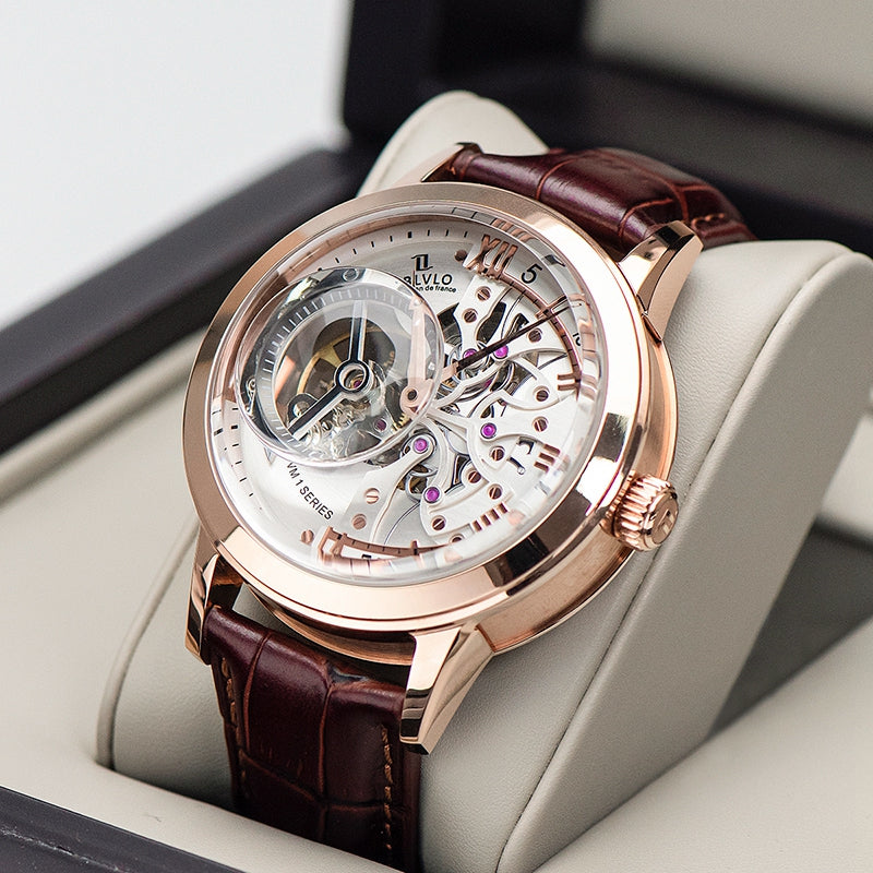 OBLVLO  | Fully Automatic Skeleton Mechanical Watch