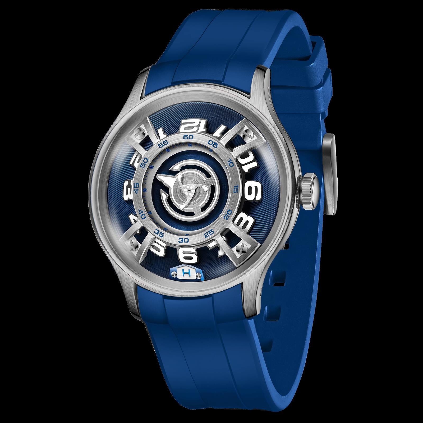 OBLVLO | Curvature Engine Starcraft Rotor Mechanical Watch for Men