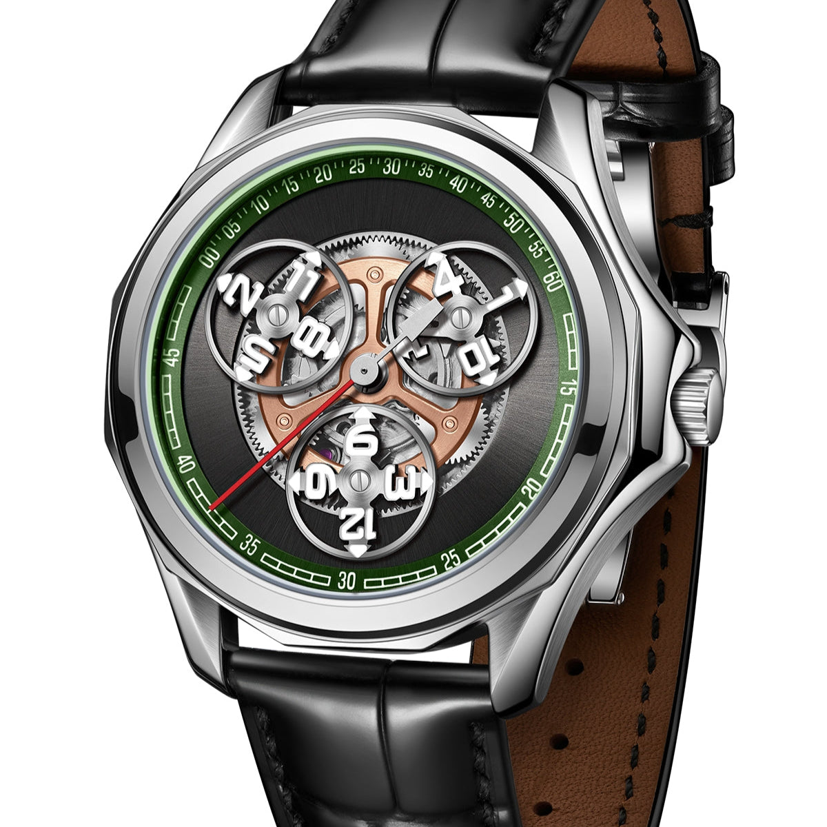 OBLVLO  | Rotary Star Wheel Fully Automatic Mechanical Watch