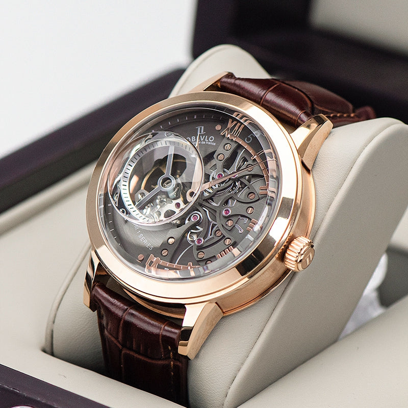 OBLVLO  | Fully Automatic Skeleton Mechanical Watch