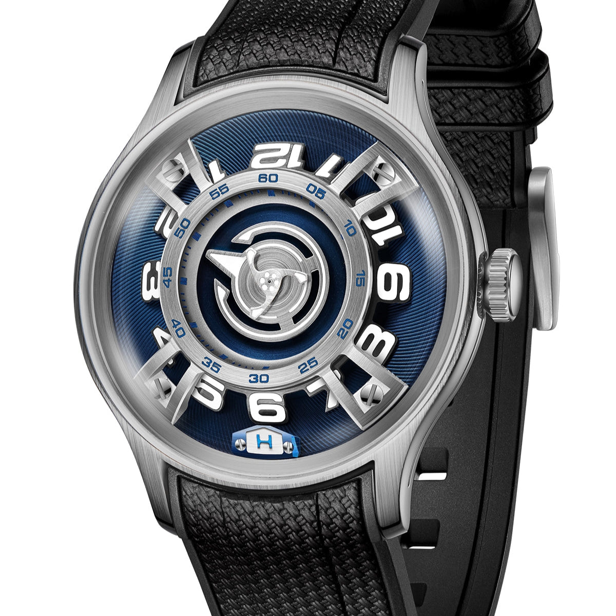 OBLVLO | Curvature Engine Starcraft Rotor Mechanical Watch for Men